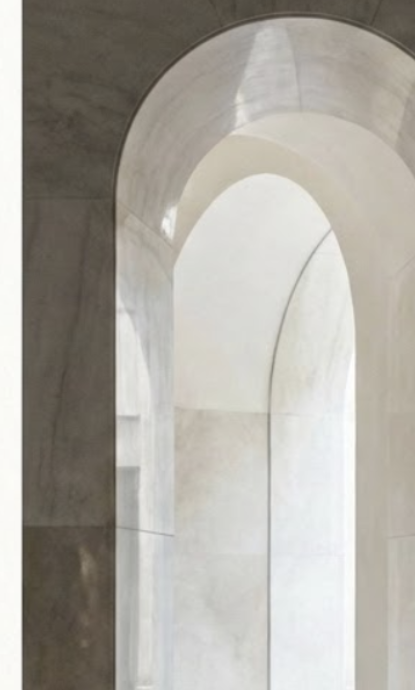 Travertine arches — Italian architecture